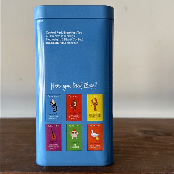 Friends Central Perk Breakfast Tea Tin - Blue - Picture 3 of 7